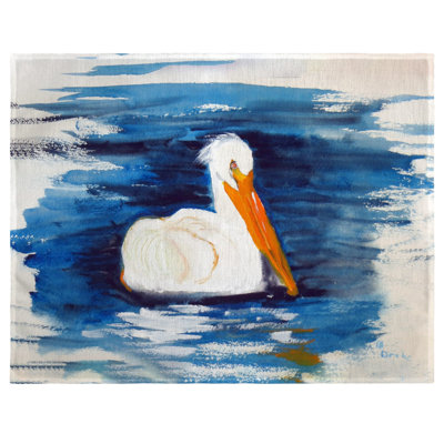 Spring Creek Pelican Polyester Animals/Nature Rectangle Placemat