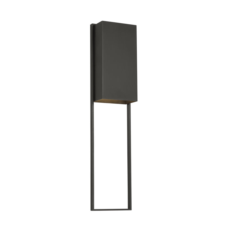 Alude LED Outdoor Sconce, 36" H x 8.3" W x 4.8" D, Bronze