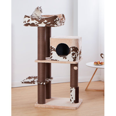 Arbre à chat à 4 niveaux PetPals Grand Maine Coon ™ - Cowboy