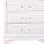 Commode verticale en bois manufacturé avec 5 tiroirs