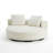 2-Piece Round Chenille Upholstered Cushioned Sofa Set-131646104