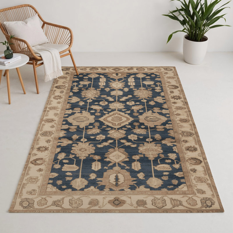 Tapis intérieur et extérieur brun Overdyed, Rectangle 9 pi x 12 pi