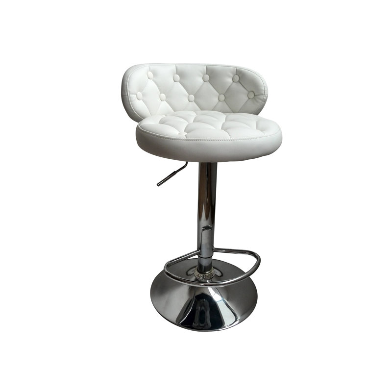 Tabouret de bar pivotant à hauteur ajustable Burnhill, Noir