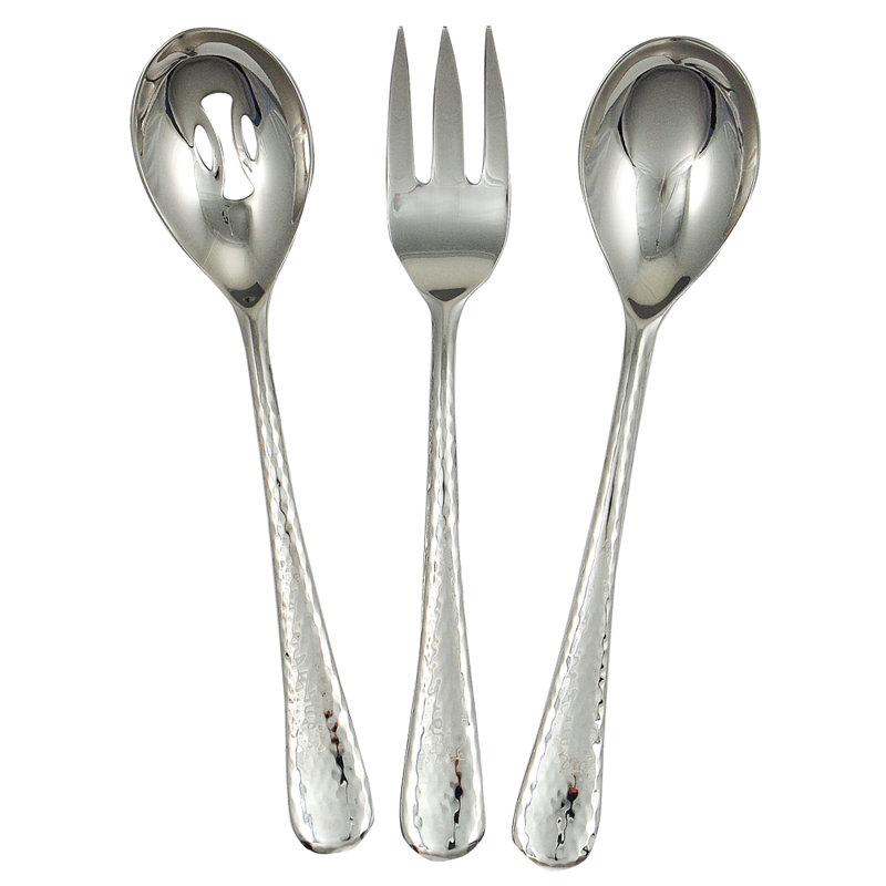 Fitz 3 Piece Stainless Steel Hostess Set