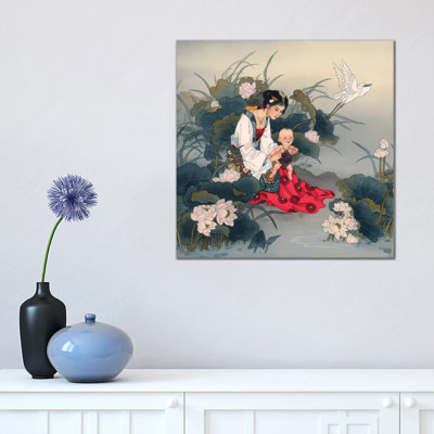 His Fathers Eyes - Painting on Canvas