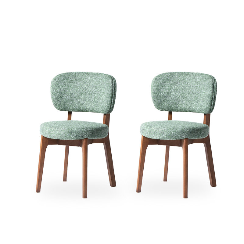 Chaise de salle à manger moderne et simple en bois massif de chêne