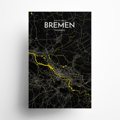 Bremen City Map, impression