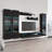 120" Modern Floating Wall Mounted Entertainment Center with 16-Color LED Lighting, High Gloss Finish-1148502431