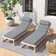 Sehrish 83" Long Reclining Single Chaise with Cushions