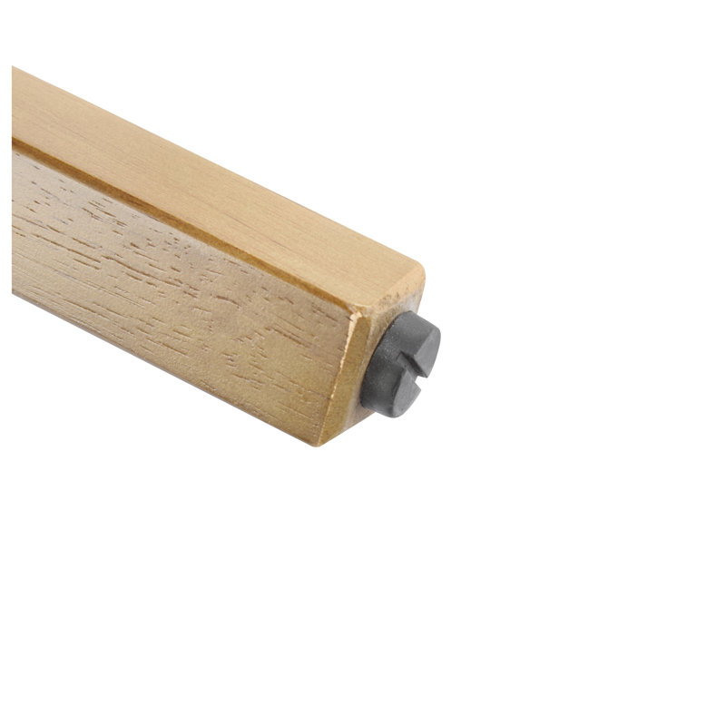 Ensemble de 2 tabourets de bar en bois Pari avec finition noyer et structure en bois d'hévéa massif