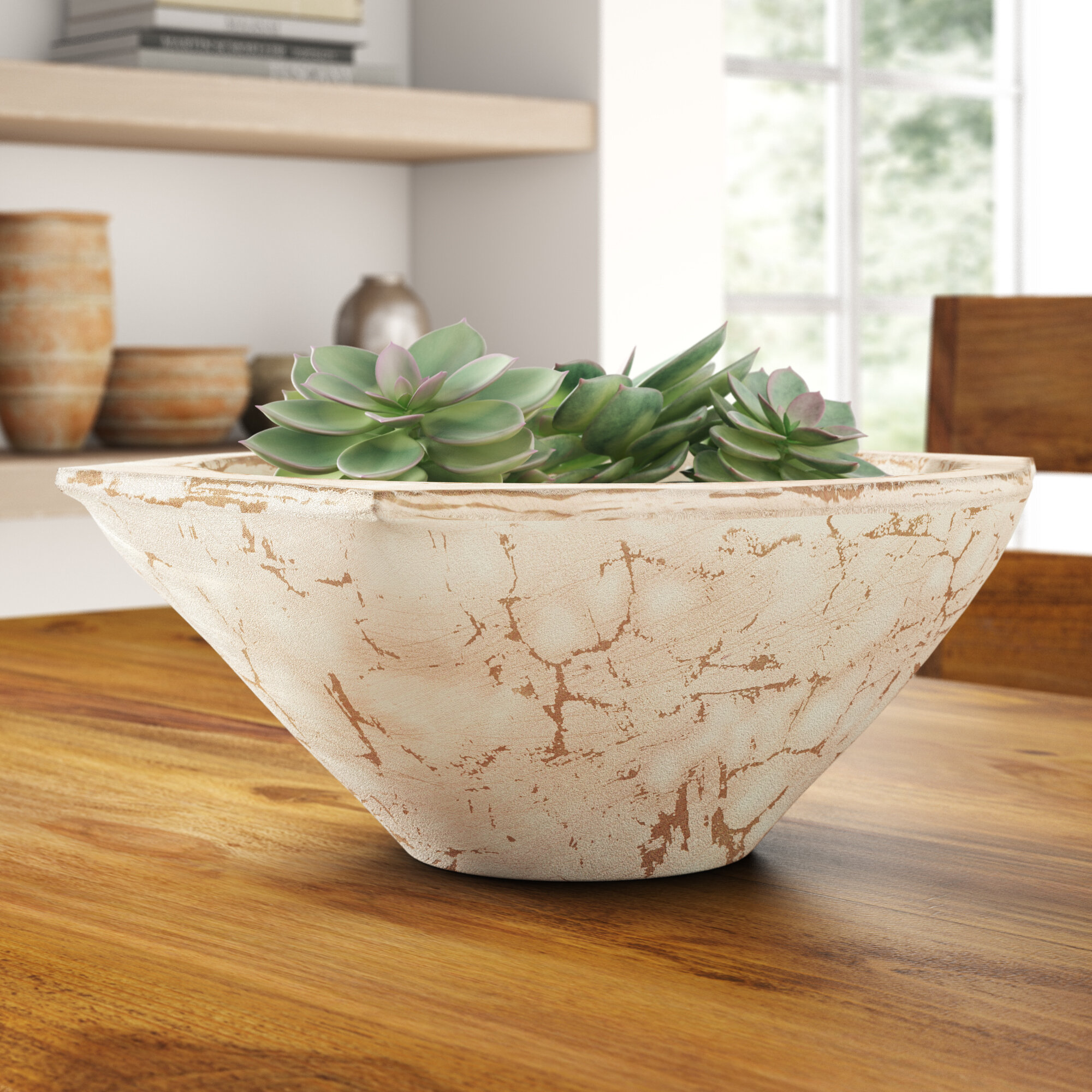 Union Rustic Adalen Handmade Wood Decorative Bowl & Reviews | Wayfair