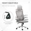 Chaise de travail en filet avec appui-tête