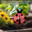 Piquet de jardin décoratif en forme de coccinelle Highland Home