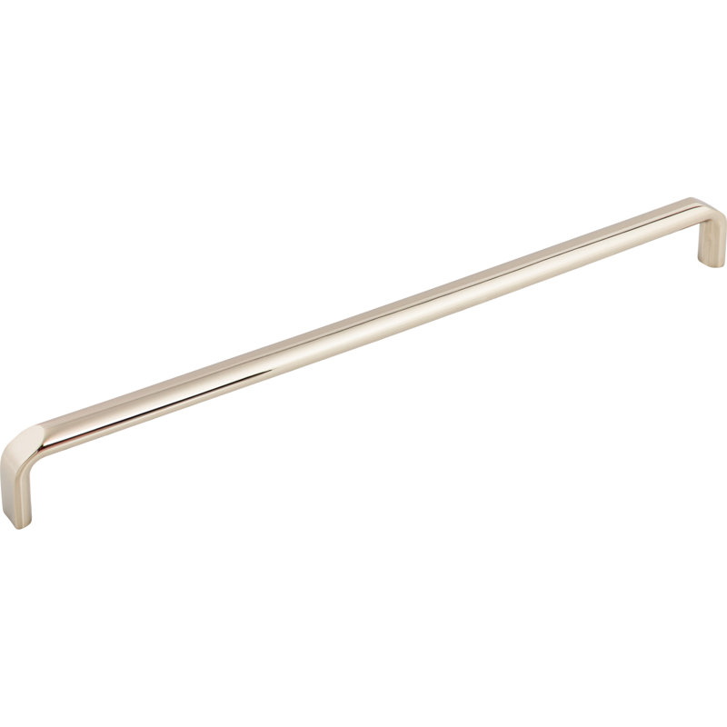 Exeter Bar Pull, Polished Nickel, 12" Center to Center
