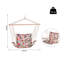 Hisako Outdoor Hanging Hammock Chair Wooden Arms Multicoloured-1789058326