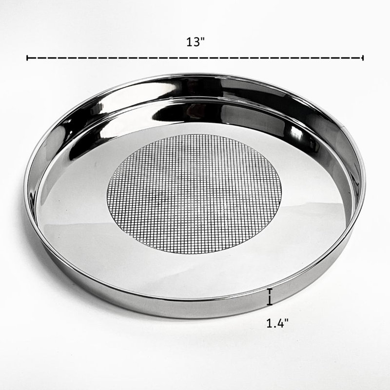 Plateau de garniture en acier inoxydable Lakisia