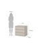 77 cm W Chest of 3 Drawers