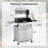 4-burner Propane Gas Grill With Side Burner