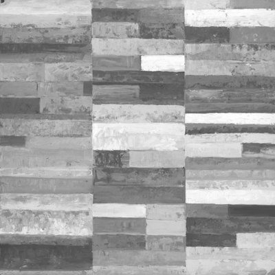Abstract Grey Brick - Wrapped Canvas Painting