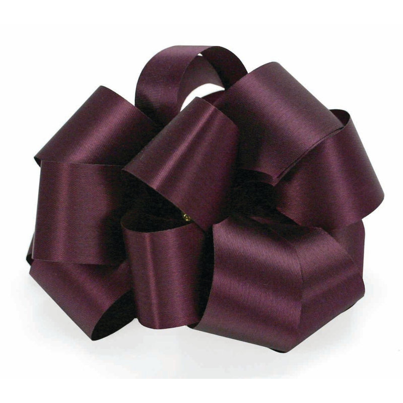 Ruban de 2,5 po X50YD, Aubergine