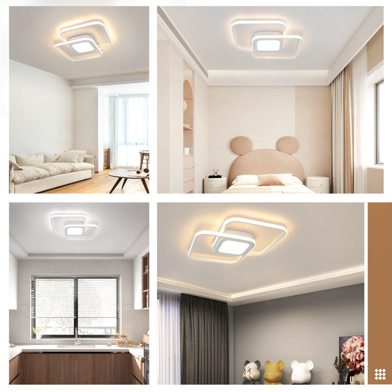 Avreet LED Flush Mount, White