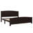King Size Solid Wood Platform Bed with Support Slats – Sturdy, No Box Spring Needed, Espresso-726433675-726433397