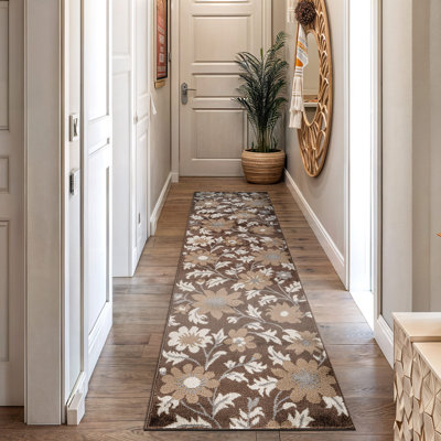 Contemporary Floral Area Rug