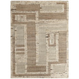 Aquila Rectangle Area Rug in Natural Silver