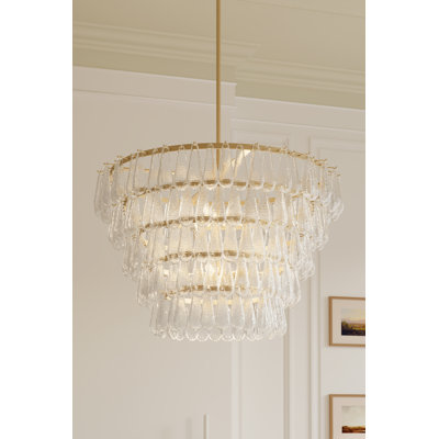 Luminaire suspendu 8 lumières 35 "Vionne