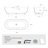 67" Freestanding Soaking Tub Solid Surface Stone Bathtub Marble-textured With Stripe Design