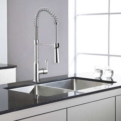 Safavieh Euphoria Pull Down Kitchen Faucet