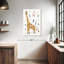 Adorable girafe scandinave sur toile-1064630643