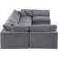 Canapé modulaire réversible en velours Hrannar-87141500