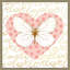 «Butterfly Love (Peach) (Square)» par Jodi - impression-1884461717-1884461419