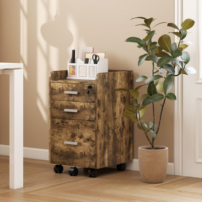 39.2cm Wide 3 -Drawer File Cabinet