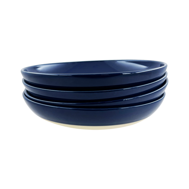 Bol à pâtes en porcelaine Bisque Canvas Home, Indigo