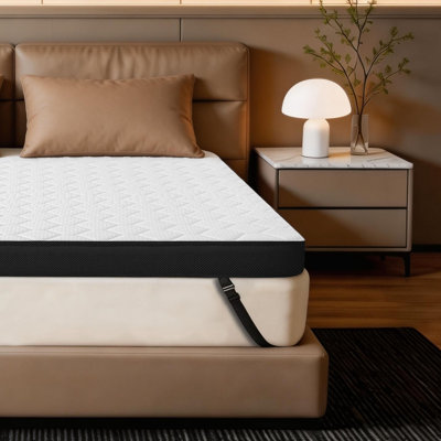 3 Inch Memory Foam Mattress Topper ,Two Sided Firm And Medium Firm Bed Topper With Removable & Washable Cover3 Inch Memory Foam Mattress Topper ,Two Sided Firm And Medium Firm Bed Topper With Removable & Washable Cover
