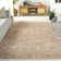Assar Striped Handmade Tufted Area Rug in Champagne
