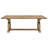 Fremont Brown Trestle Rectangular Dining Table