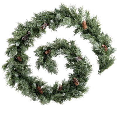 9' Scandinavian Spruce Christmas Garland