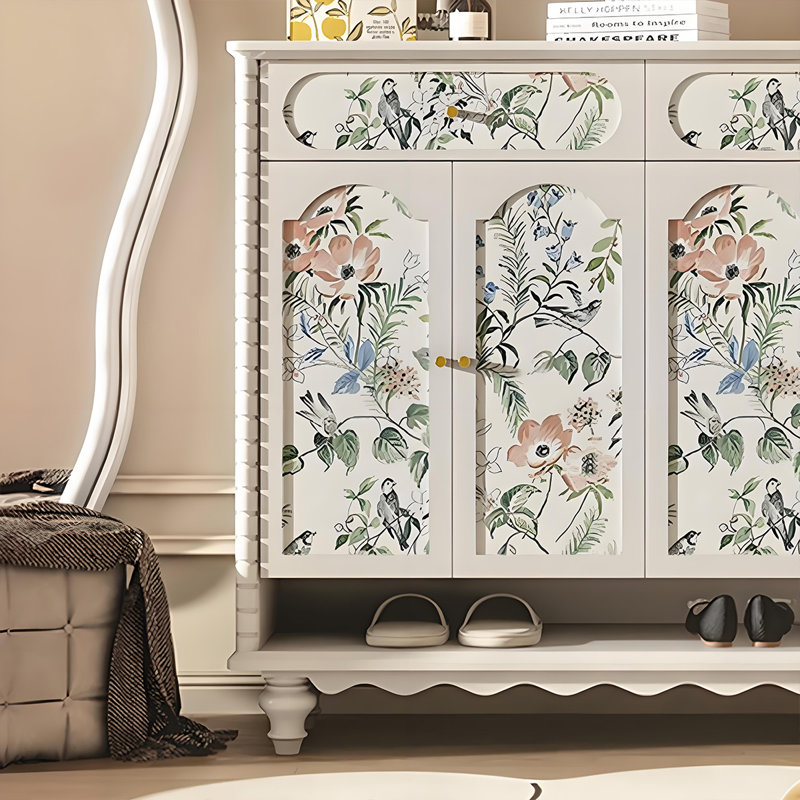 Armoire de rangement multicouche grande capacité, Ivoire blanc