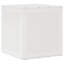Boîte de rangement vidaXL blanche en polypropylène 21,65 x 20,87 x 22,44 po-117060621