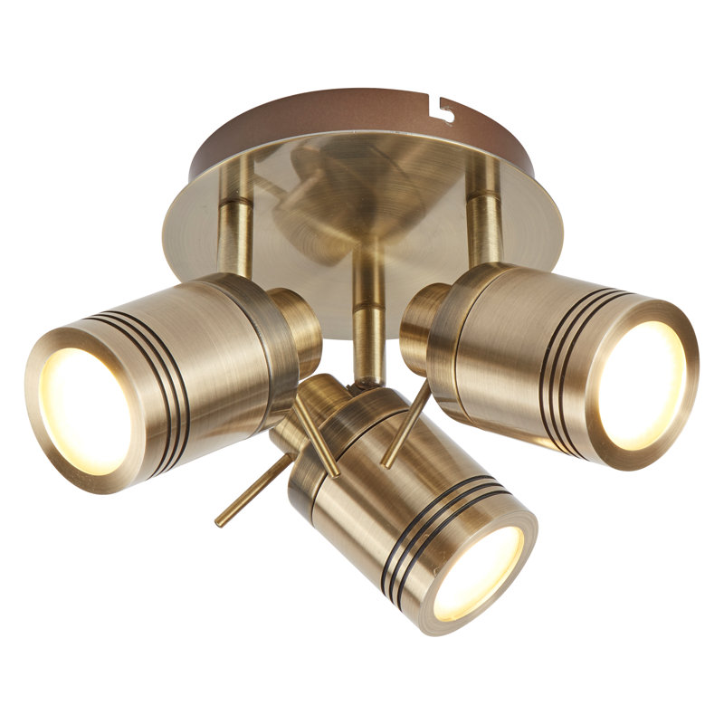 Marceline Ceiling Spotlight, Antique Brass
