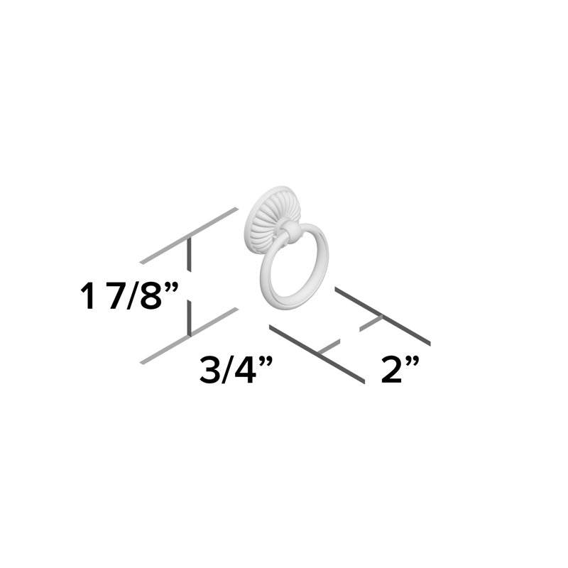 Belmont Ring Pull, Satin Copper