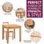 4 - Person Solid Oak Dining Set-91487055