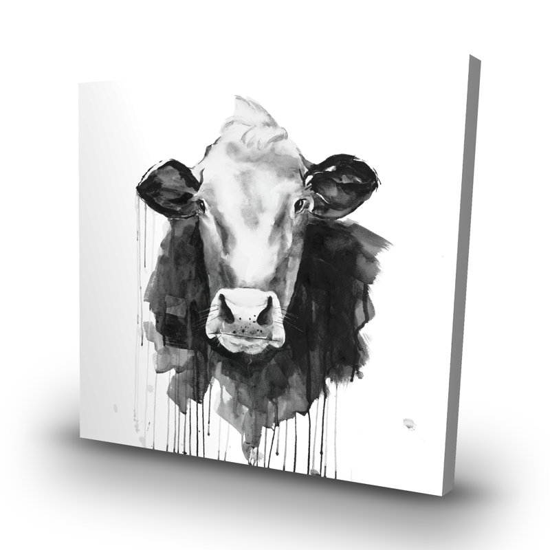 Cow - 32"x32" art on canvas