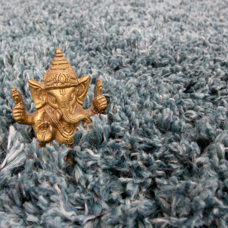 Anastin Solid Colour Shag Area Rug, Runner 60 x 240cm