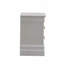 Table de chevet blanc perle