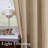 Linen Blended Textured Semi-Sheer Grommet Curtains - 37"/52" Widths Semi-Private & Light-Filtering Linen-Style Panels for Bedroom -299404356-299404358