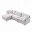 Modulaire 3 places avec repose-pieds-1761025353